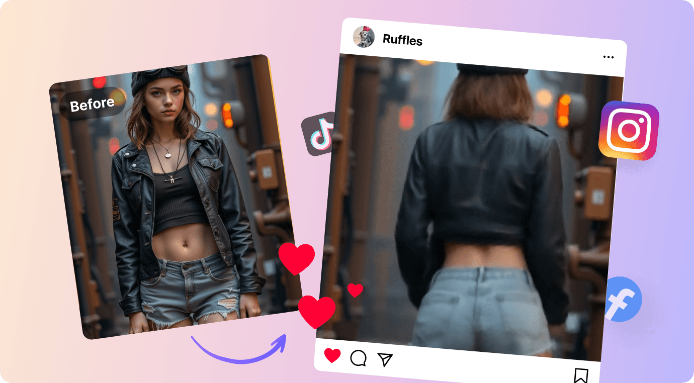 Video de twerking con IA listo para redes sociales
