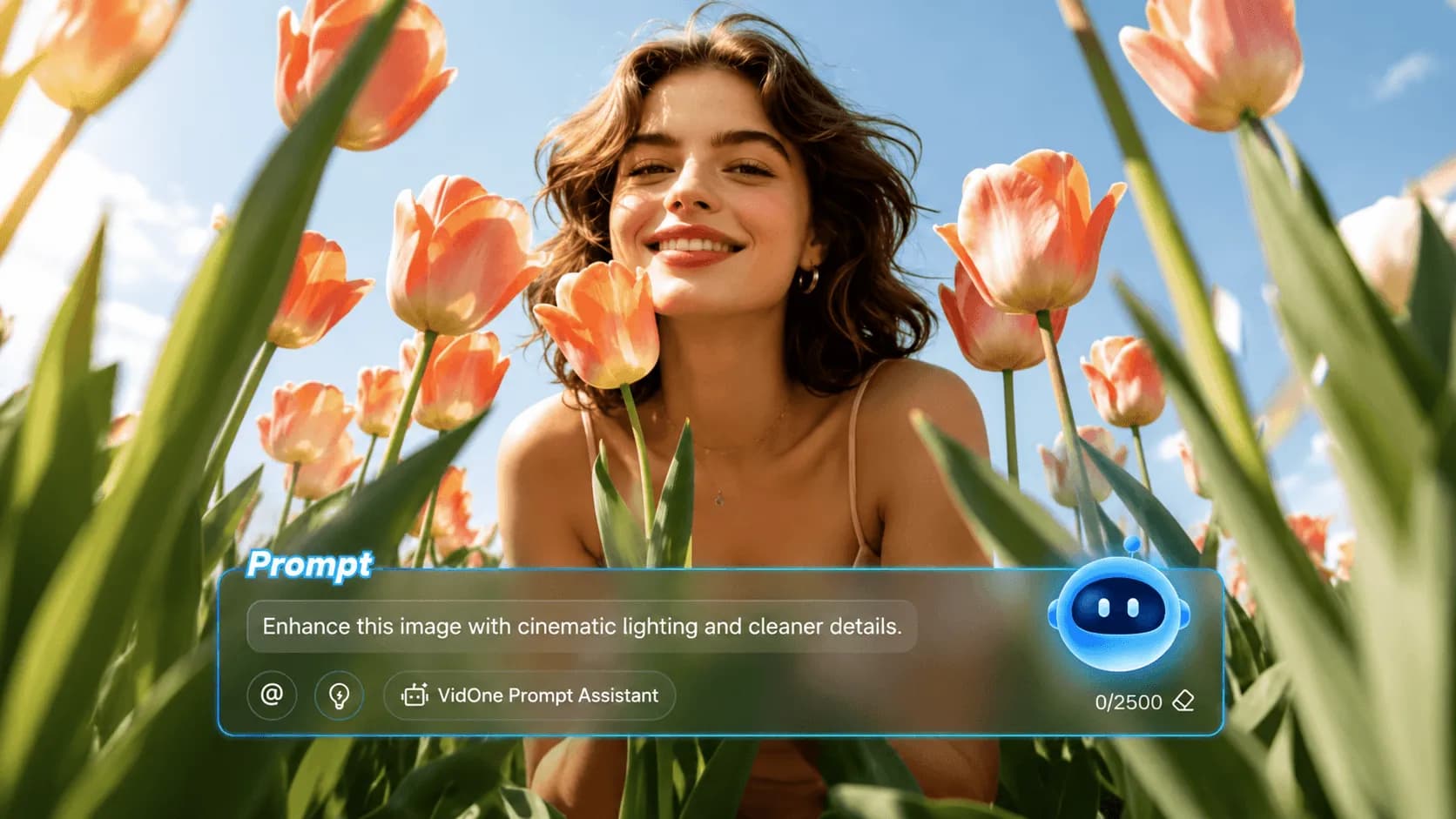 Controles de prompt para una transformación imagen a imagen con IA